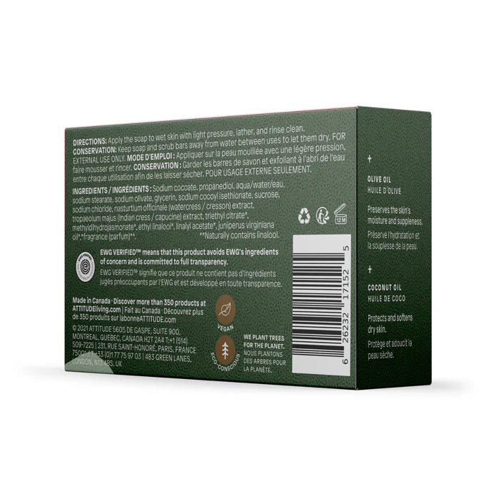 Attitude - Body Soap - Herbal Musk - 113gm
