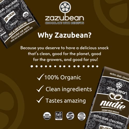 Extra Dark Chocolate Bar - Nudie - With Coconut Suger, 85gm