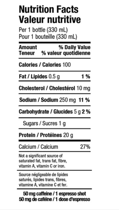 brüst Protein Coffee Mocha, 18 x 330 mL